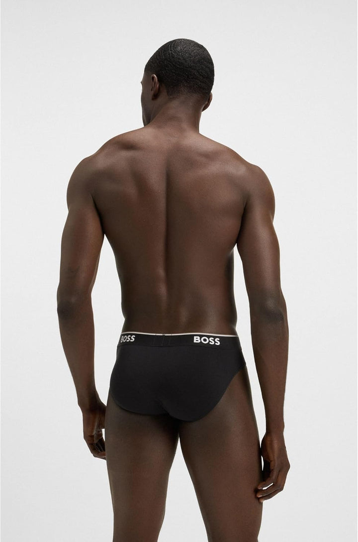 HUGO BOSS Herren Slips (3er Pack) S New - Black001, S New - Black001