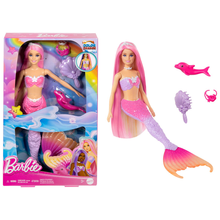 BARBIE Meerjungfrau-Puppe - Inspiriert von der Fernsehserie "Barbie Ein verborgener Zauber", mit Far