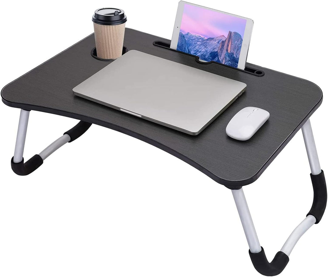 arvioo Laptop Betttisch Tragbar Betttablett Schosstisch, Gross Tischplatte 60 x 40 cm, Laptop Tisch