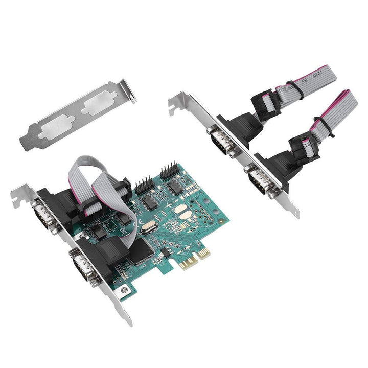 PCI-E Adapter, PCI-E auf RS232 4-Port Serial Port Konverter PCI Express Controller Adapter Erweiteru