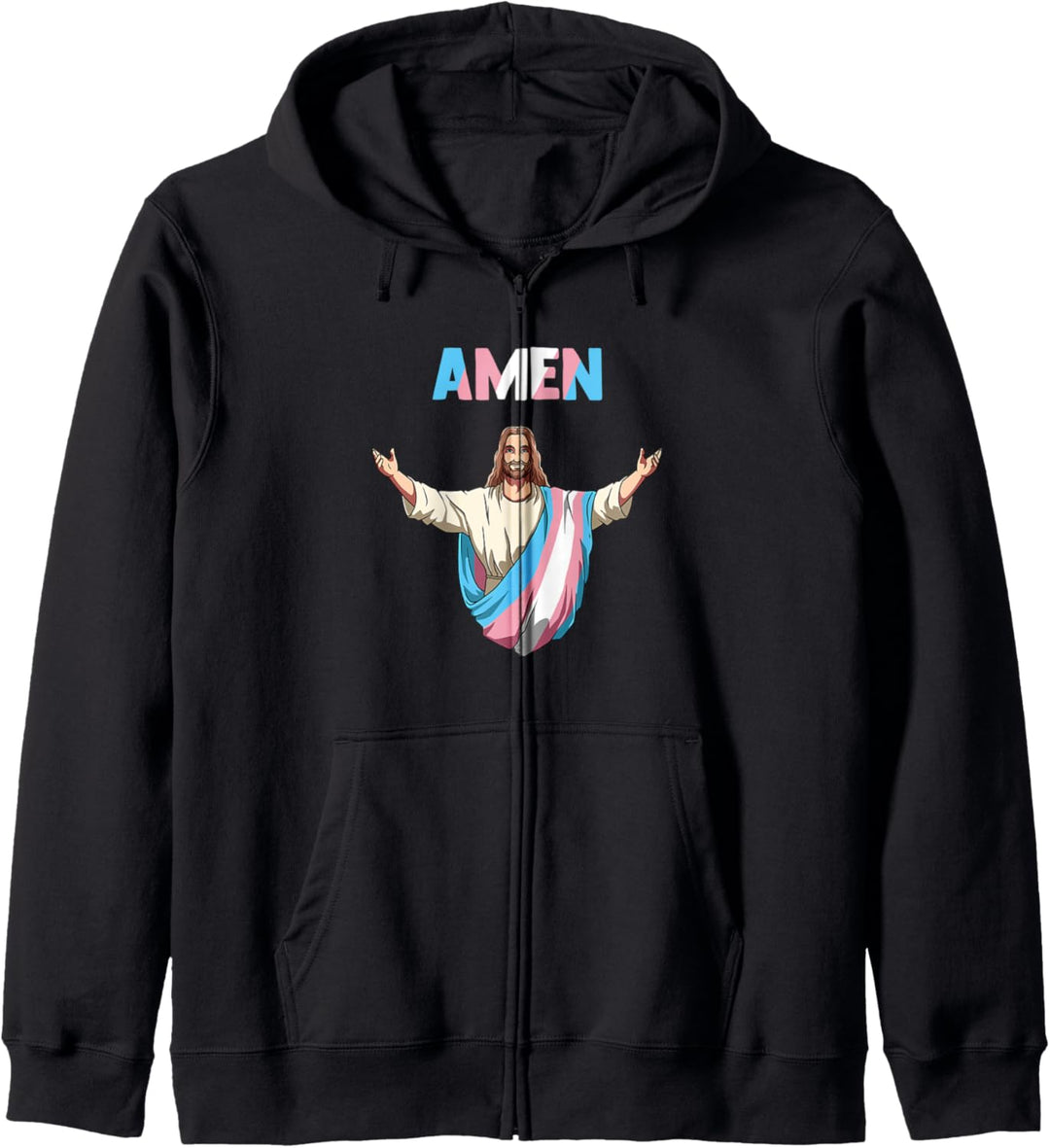 Lustig Transgender Stolz LGBTQ Jesus Kapuzenjacke
