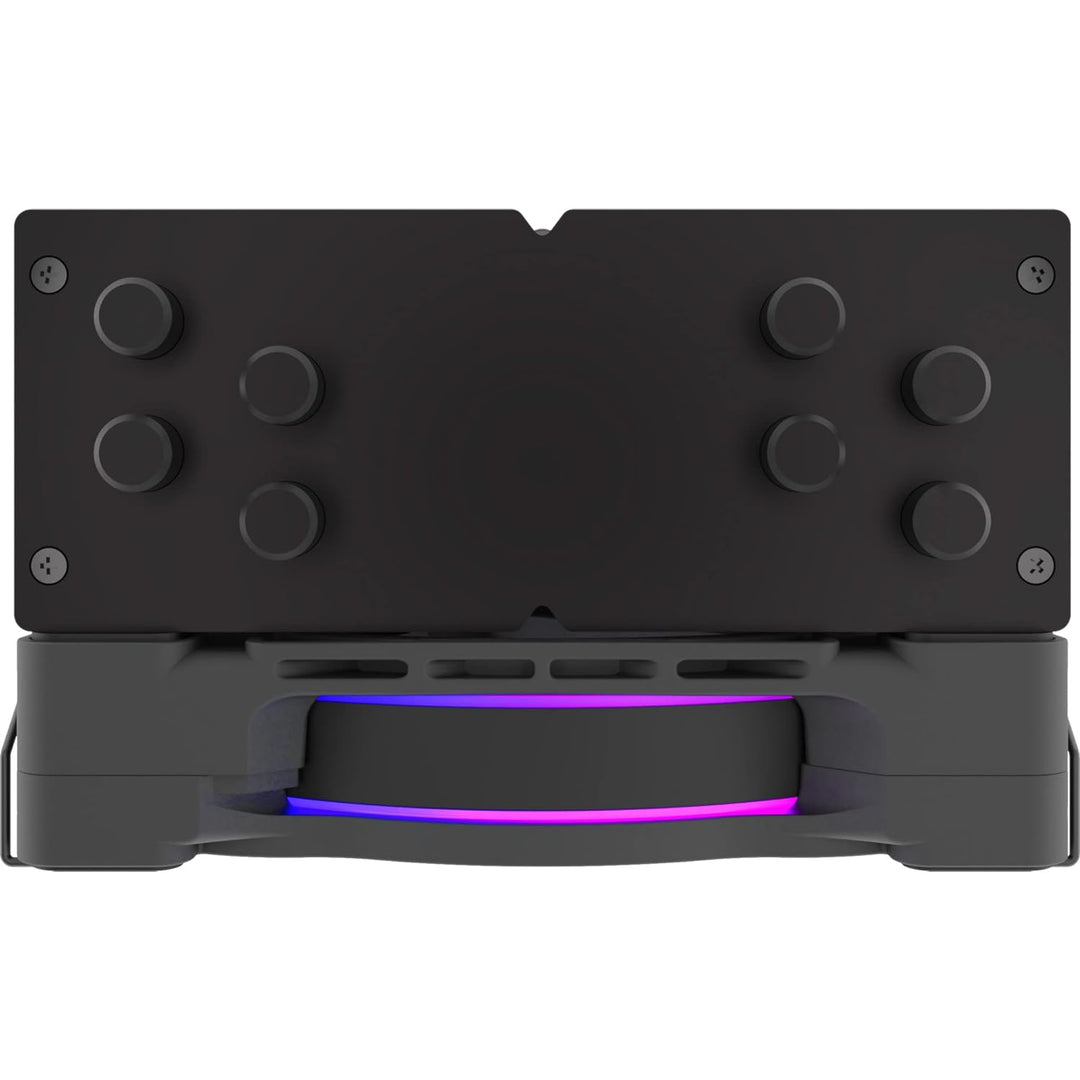 Alpenföhn Dolomit Advanced 120mm, CPU Kühler mit RGB-Lüfter für Effiziente Kühlung, Komplett Schwarz
