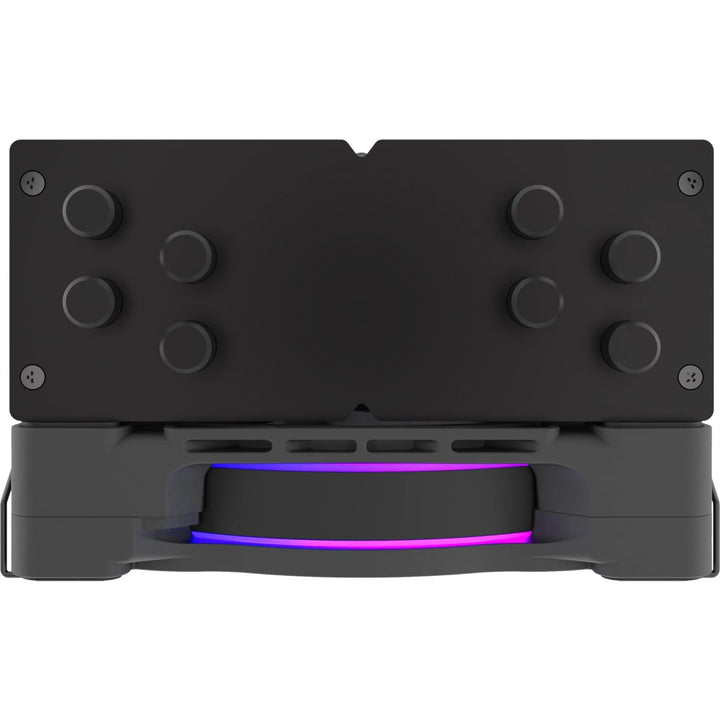 Alpenföhn Dolomit Advanced 120mm, CPU Kühler mit RGB-Lüfter für Effiziente Kühlung, Komplett Schwarz