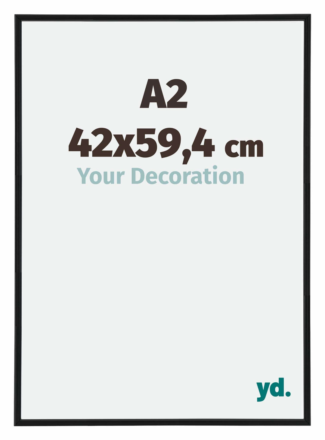 yd. Your Decoration - Bilderrahmen DIN A2 42x59,4 cm - Bilderrahmen aus Kunststoff - Ausgezeichneter