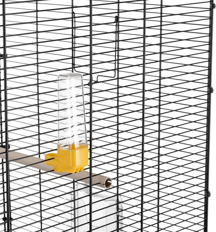 Ferplast Vogelheim für Kanarienvögel, Sittiche und kleine Exoten, Masse: 87 x 46,5 x 70 cm,