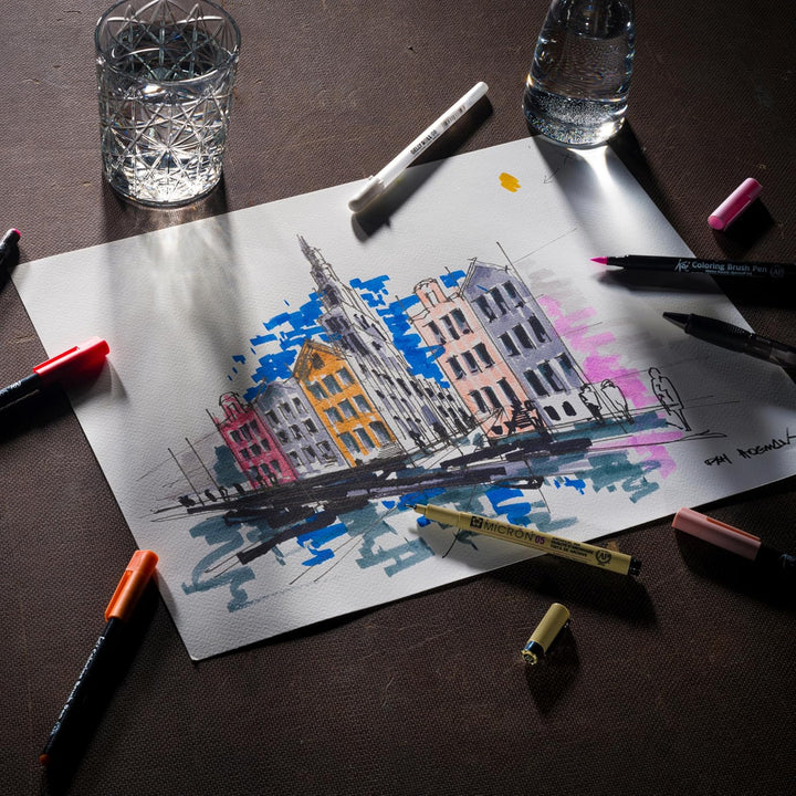 Sakura Koi Coloring Brush Pens 24er-Set, 24 Pinselstifte im Etui