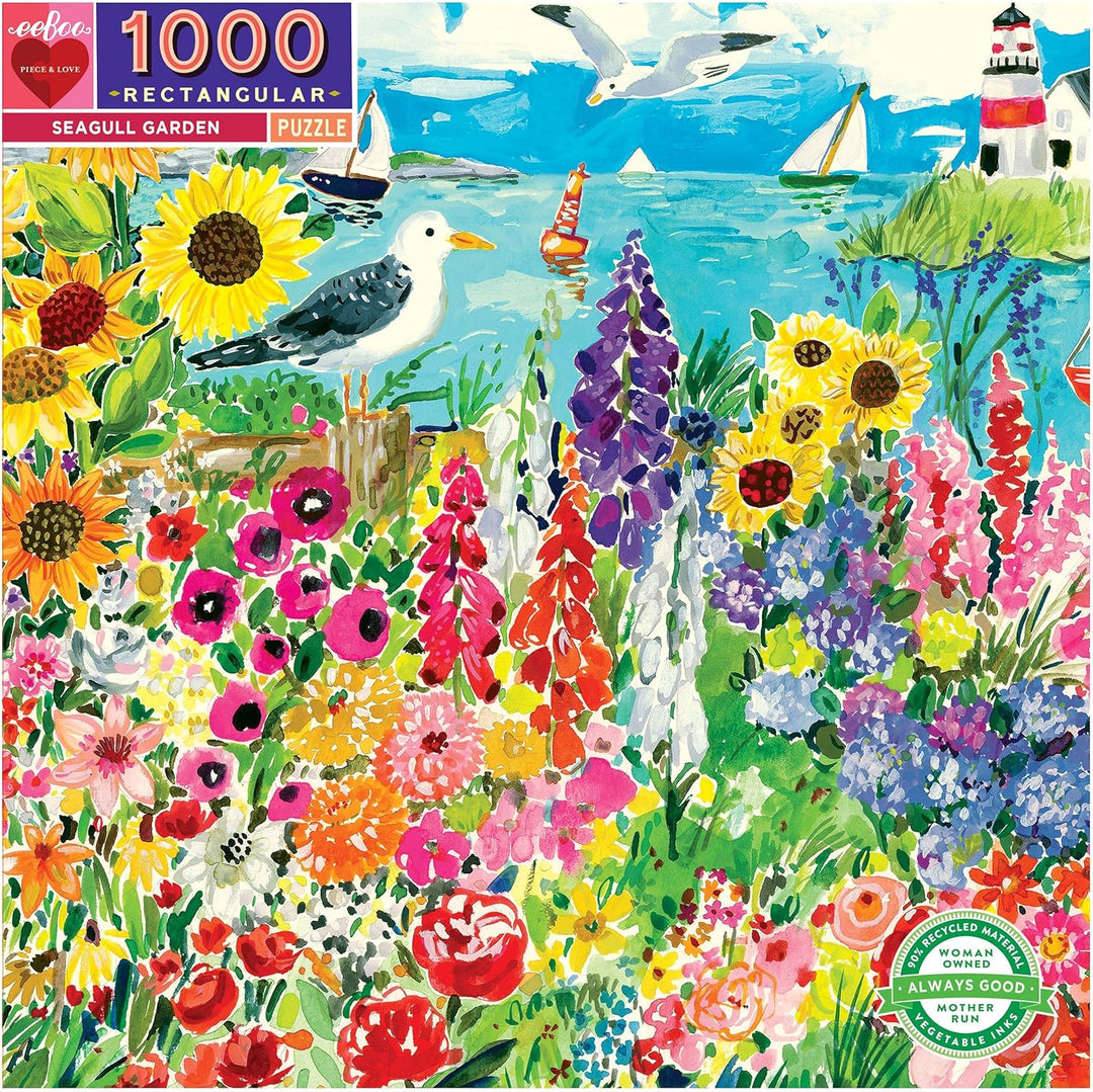 eeBoo PZTSE2 Lobsters, 1000 Teile, Seagull Garden – Puzzle für Erwachsene aus recyceltem Karton Mehr