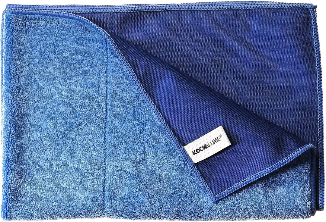 Kochblume Geschirrtuch 60x40cm 5er Set | Microfasertuch | Extra saugfähige Fasern und Polierseite |