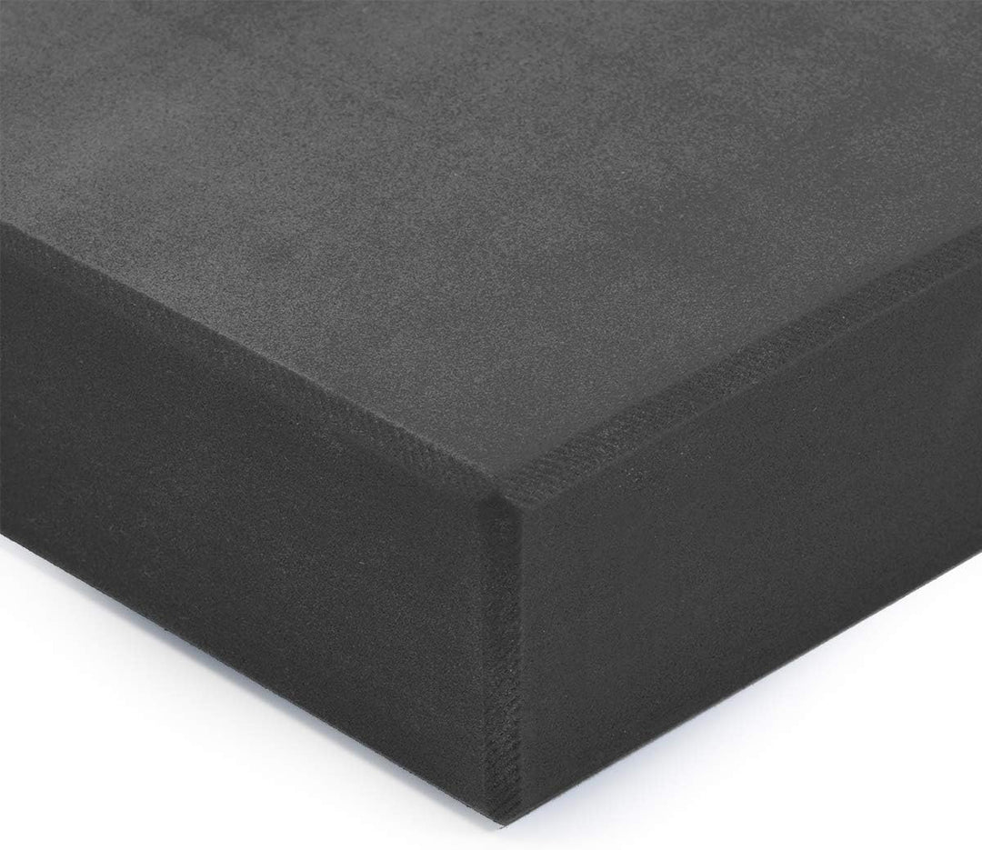 Yoga Studio Pilates Sitzblock – Graphitgrau Yoga Blocks mit abgeschrägten Kanten für Anfänger und Pr
