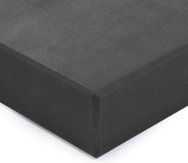 Yoga Studio Pilates Sitzblock – Graphitgrau Yoga Blocks mit abgeschrägten Kanten für Anfänger und Pr