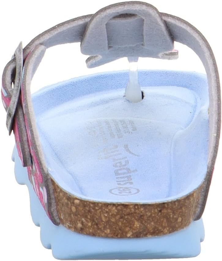 Superfit Mädchen Jellies 1000125 Sandalen 35 EU Grau Grey Mehrfarbigd, 35 EU Grau Grey Mehrfarbigd