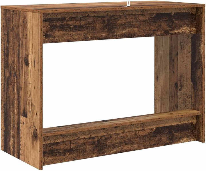 Bett-Schreibtisch Altholz Holzwerkstoff, 100 x 45 x 75 cm, mit Schublade und Ablage, als Laptop PC T