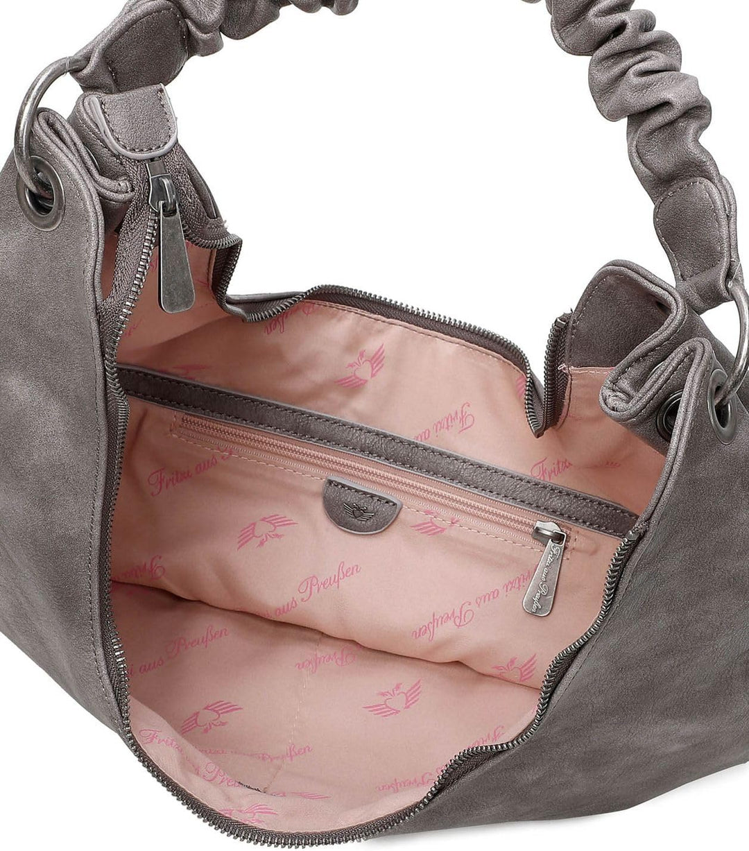 Fritzi aus Preussen Damen Lizz 01 Hobo, Einheitsgrösse Dark Stone, Dark Stone
