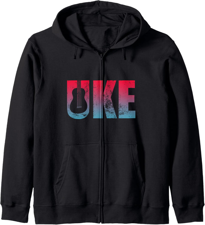 Great Uke Pineapple Ukulele Music Lover Party Gift Kapuzenjacke