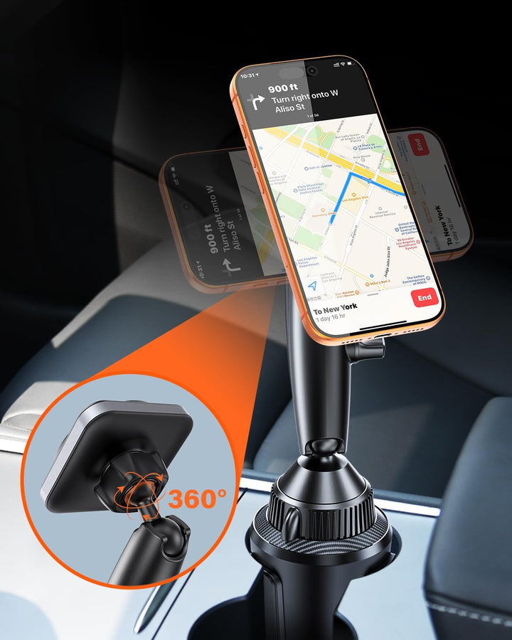 APPS2Car Mag-Safe Universal-Handyhalterung für iPhone, Samsung und alle 4-7-Zoll-Smartphones Flexibe