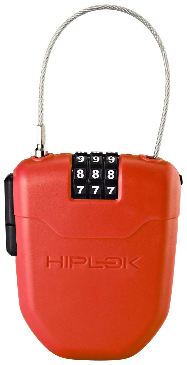Hiplok FX, Kabelschloss, Unisex, RED, 100cm Schliessumfang 100cm Schliessumfang Red, 100cm Schliessu