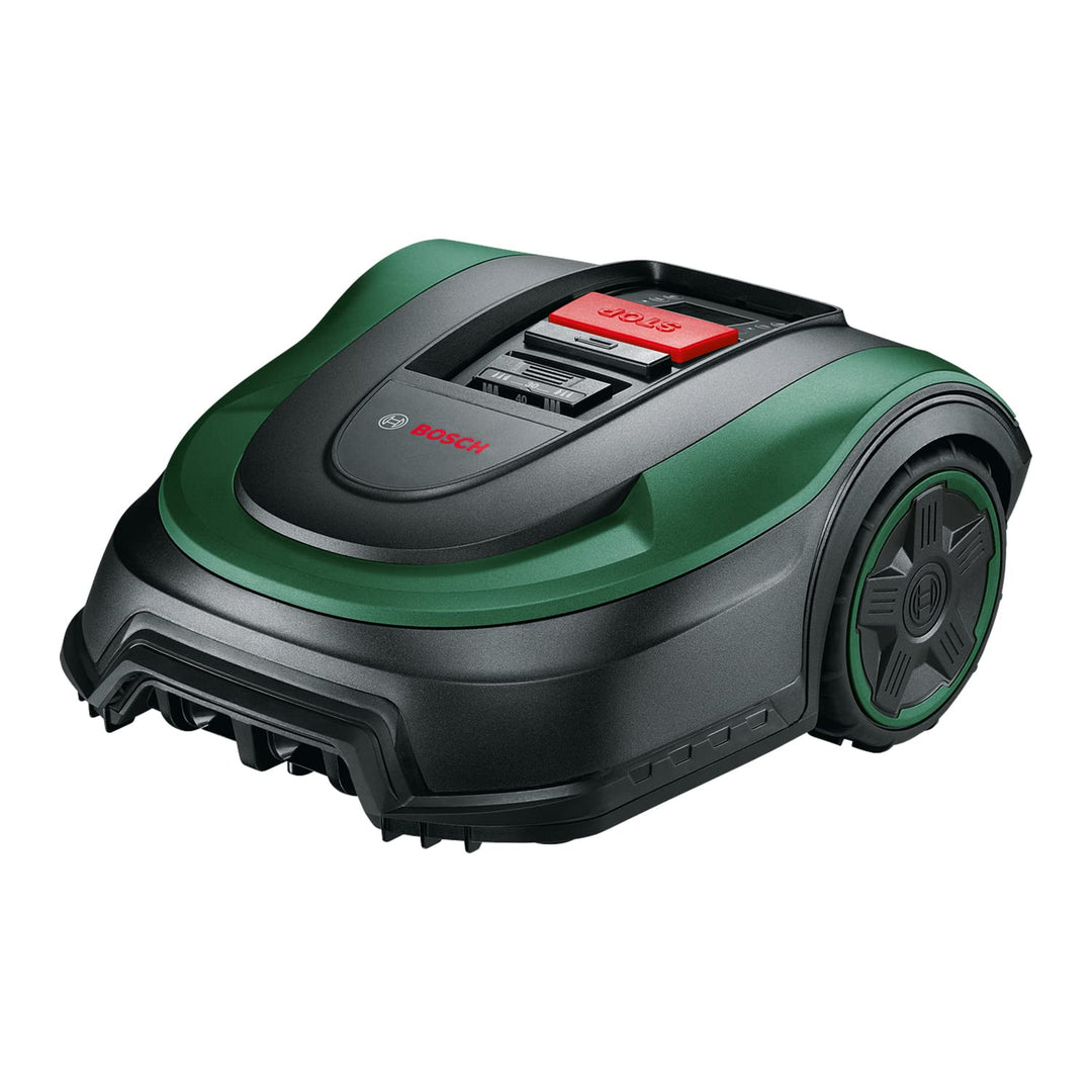 Bosch Home and Garden Rasenmäher Roboter Indego S+ 500 (mit 18V Akku und App-Funktion, Ladestation e