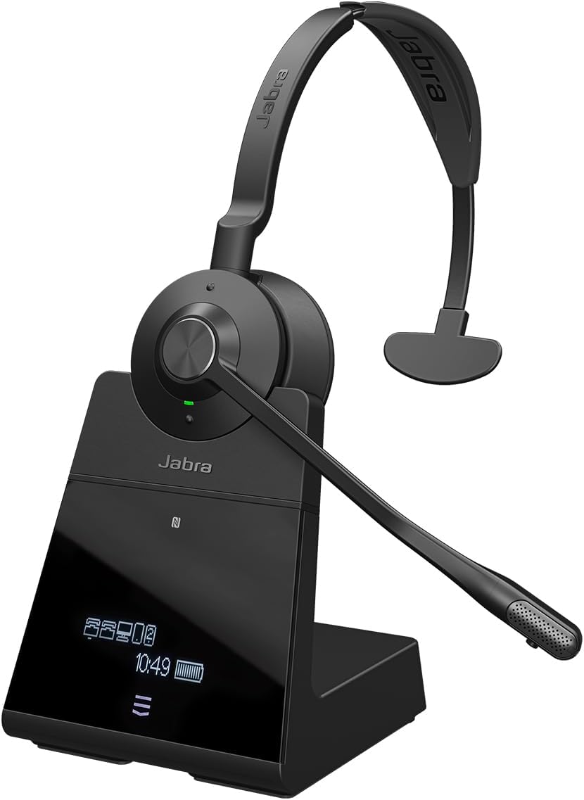 Engage 75 SE Mono Headset with Headband pad, Base, Power Supply, 1.5m USB-C to USB-A Cable, Desk Pho