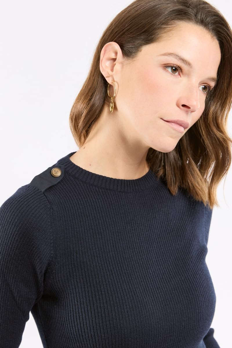Armor Lux Damen Pull Marin Redon Femme Pullover S Rich Navy, S Rich Navy