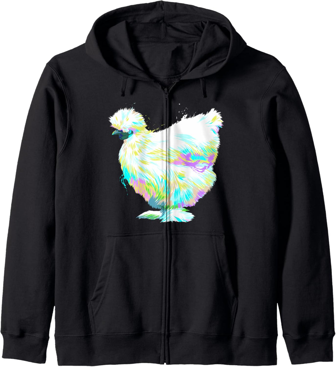 Splash Huhn Seidenhuhn Kapuzenjacke