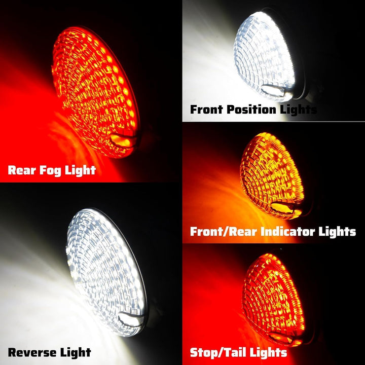 HEYOUTH 10PCS Led Update Light Kits,Kompletten Lichtkits Anzeige Hinten Rückleuchte Nebel & Rückwärt