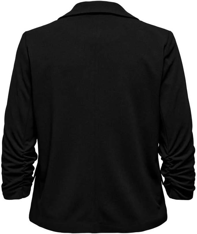 ONLY Carmakoma Damen Carcarolina Diana 3/4 Blazer TLR Blazers 54 Schwarz, 54 Schwarz