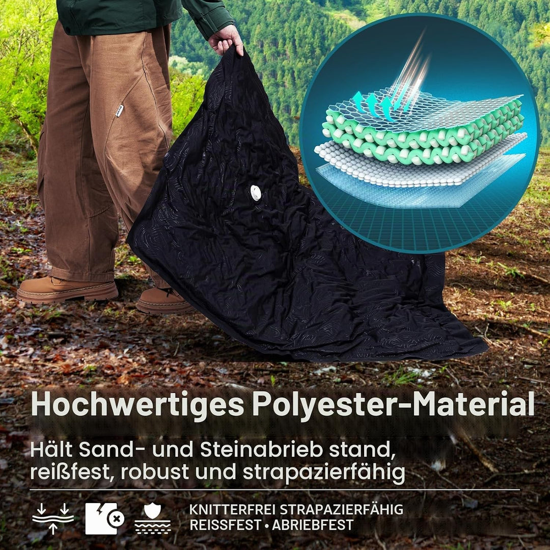 TAILI Vakuumbeutel für Outdoor Reisen 4 Stück Extra Grosse 100 X 74 CM Vakuumierbeutel für für Reise