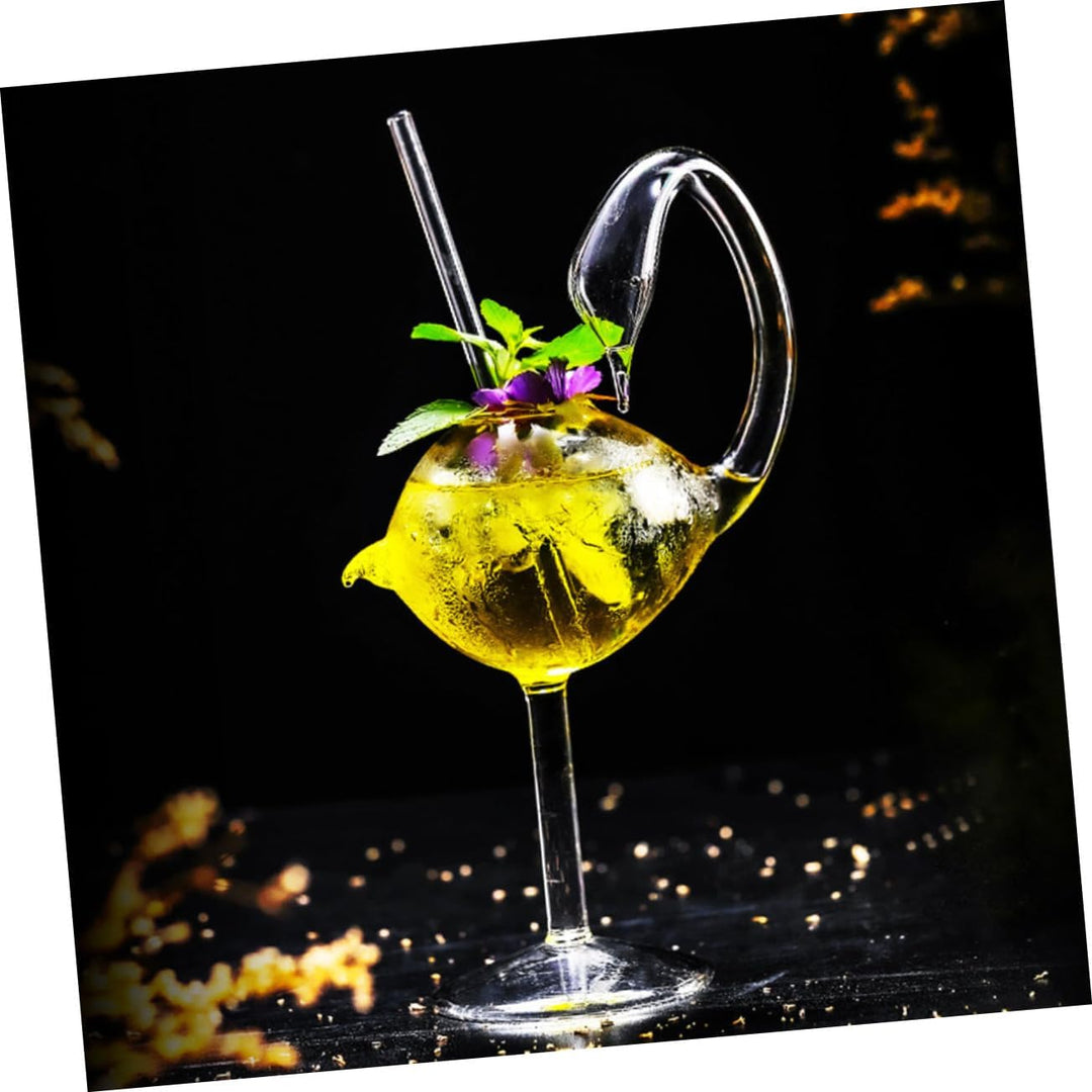 Operitacx 2st Schwanenkelch Martini-becher Trinkbecher Stiel Martini-gläser Schlürfen Cocktailgläser