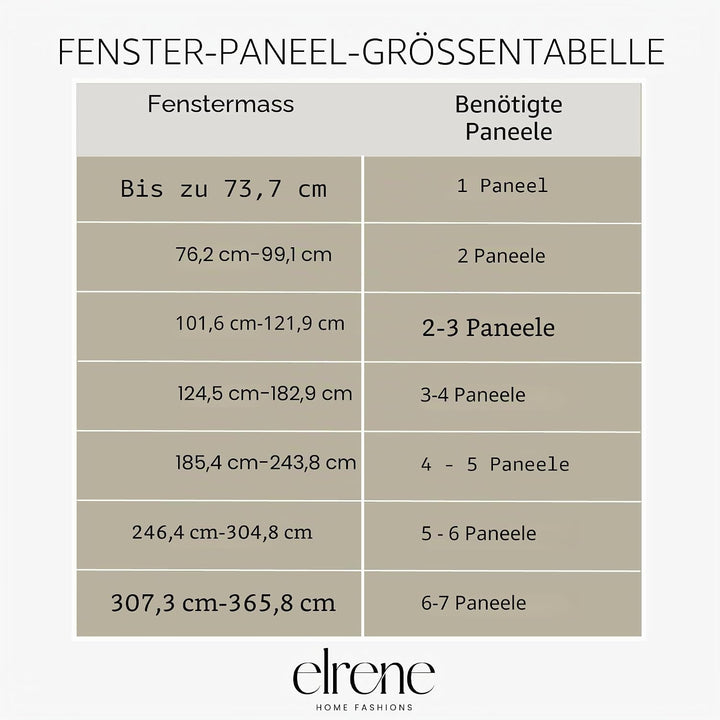 Elrene Home Fashions Korena Raffvorhang, Knautschsamt, rustikaler Stil, für Wohnzimmer oder Schlafzi