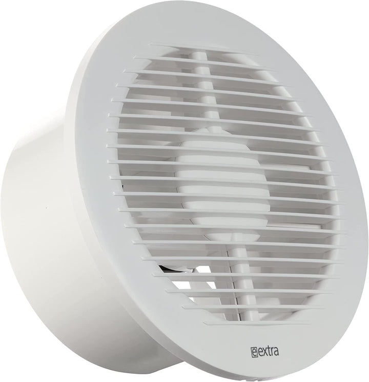 Ø 150mm Weiss Badlüfter - Ventilator mit Kugellager - Lüfter für Effiziente Belüftung im Bad Kuche W
