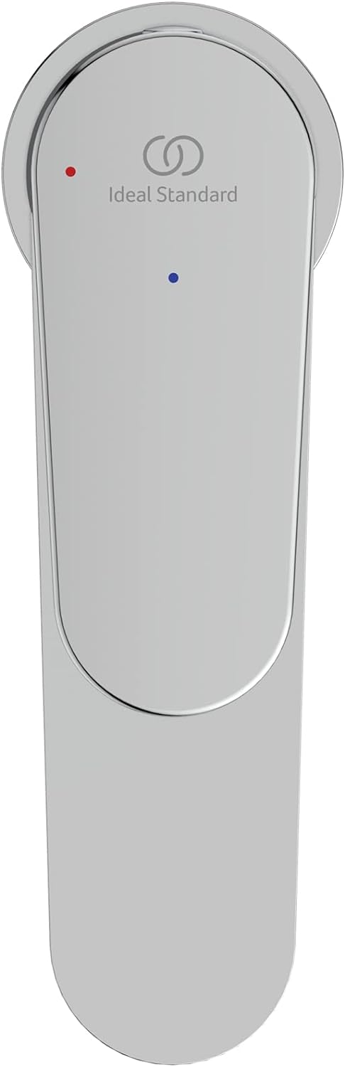 Ideal Standard BC697AA Cerafine O Waschtischarmatur mit Zugknopf-Ablaufgarnitur