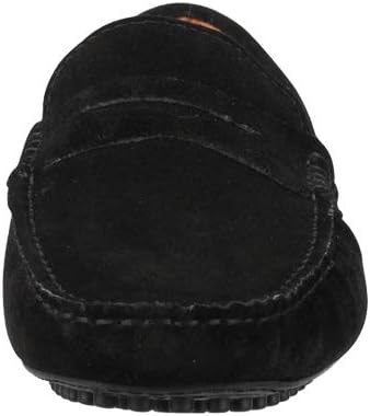 Elara Herren Mokassins Wildleder Segelschuhe Chunkyrayan 41 EU Schwarz, 41 EU Schwarz