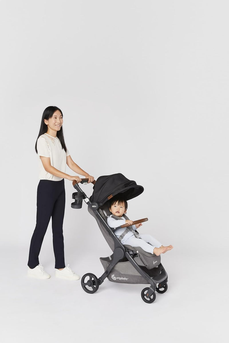 Ergobaby Metro+ Deluxe Kinderwagen Buggy mit Liegefunktion, Kinder-Buggy ab Geburt bis 22kg, Zusamme