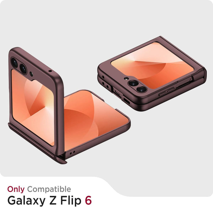 Miimall Kompatibel mit Samsung Galaxy Z Flip 6/Flip7 FE Hülle mit Scharnierschutz Magnetischer [Exte