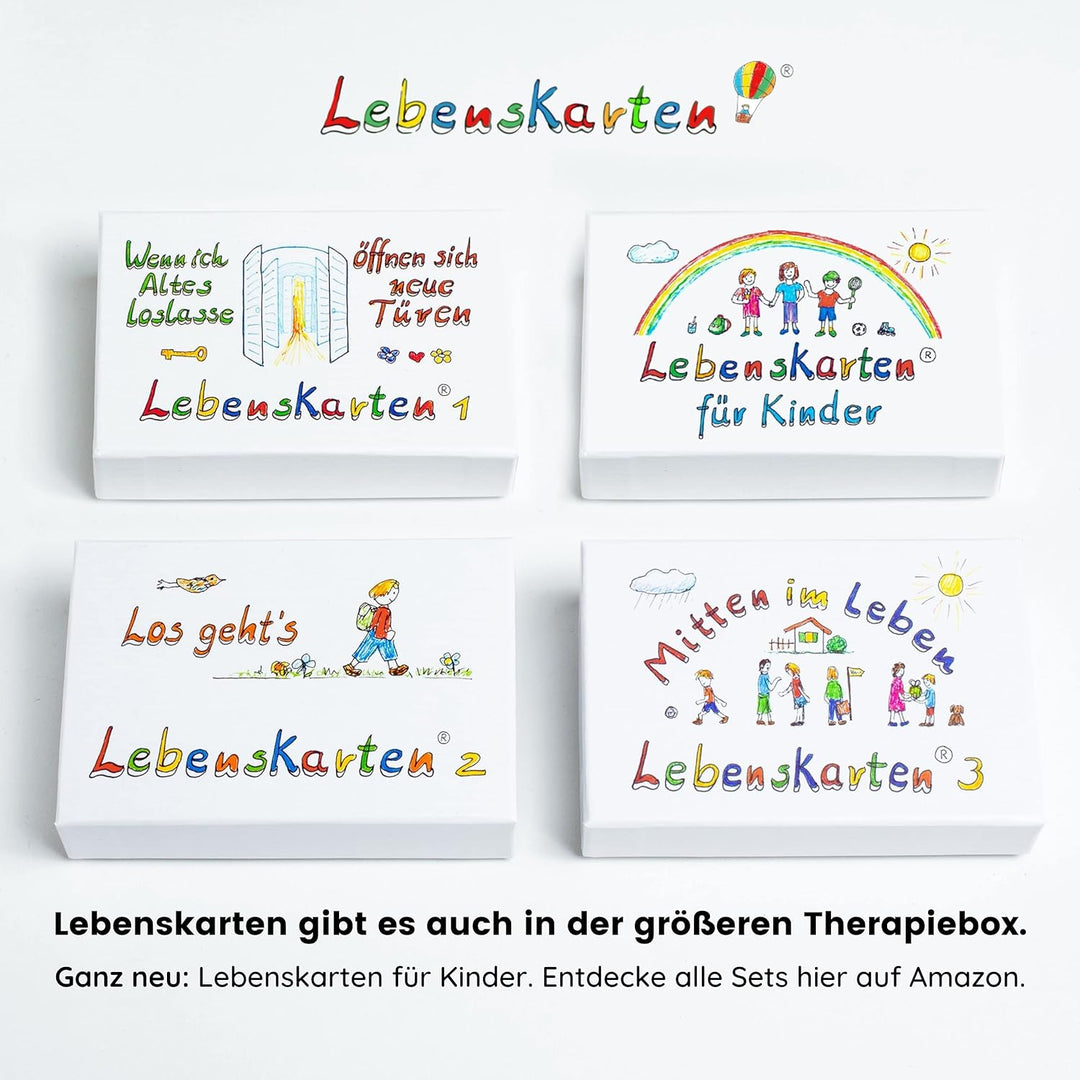 Lebenskarten Serien 1,2 und 3 im Gesamtpaket (216 Karten im Visitenkartenformat)