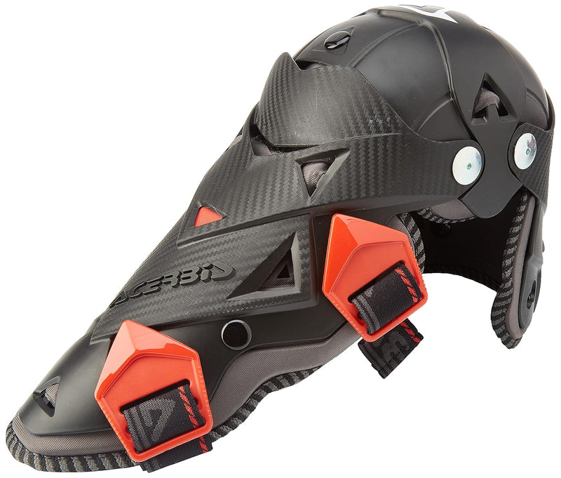 Acerbis Impact EVO Knie- / Schienbeinschoner, Schwarz/Rot