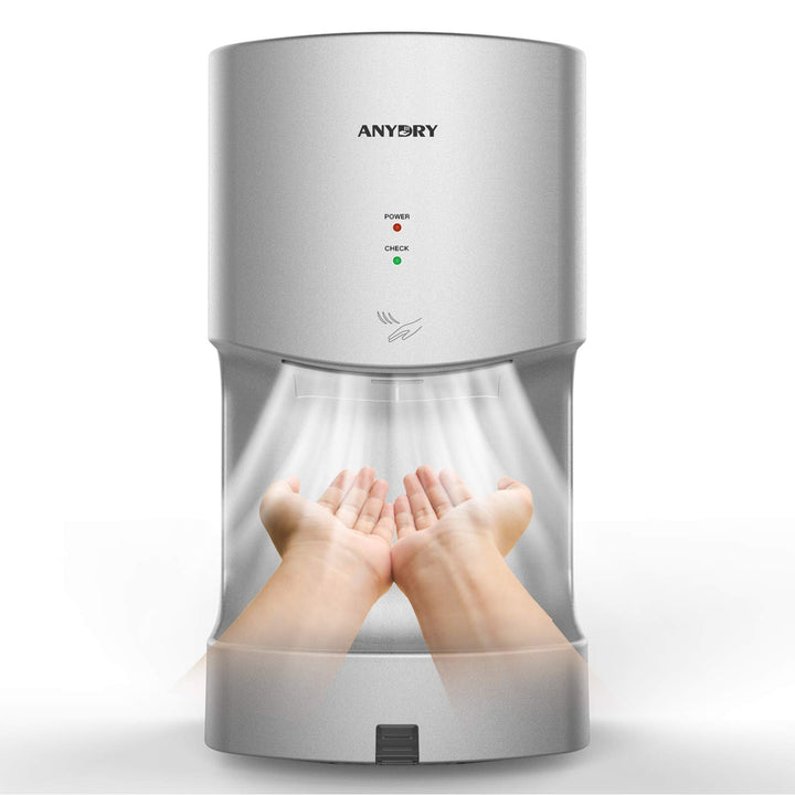 anydry 2630TS Automatischer Händetrockner Elektrisch Für Wandmontage,Mit Ablaufwanne,ABS