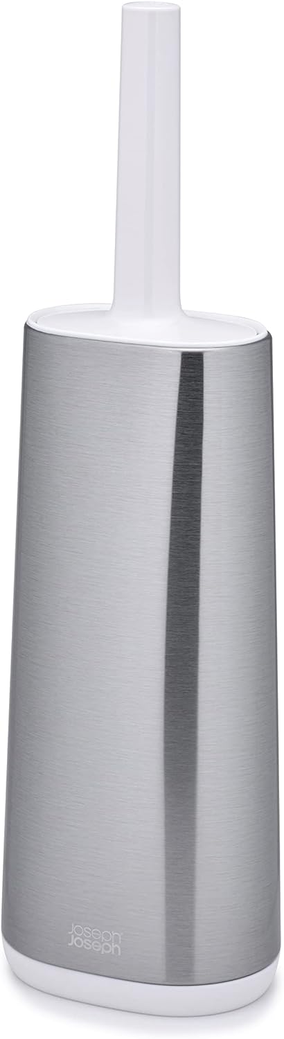 Joseph Joseph Flex - Hygienische Silikon-Toilettenbürste mit Halter, Anti-Tropf, Anti-Verstopfung Ko