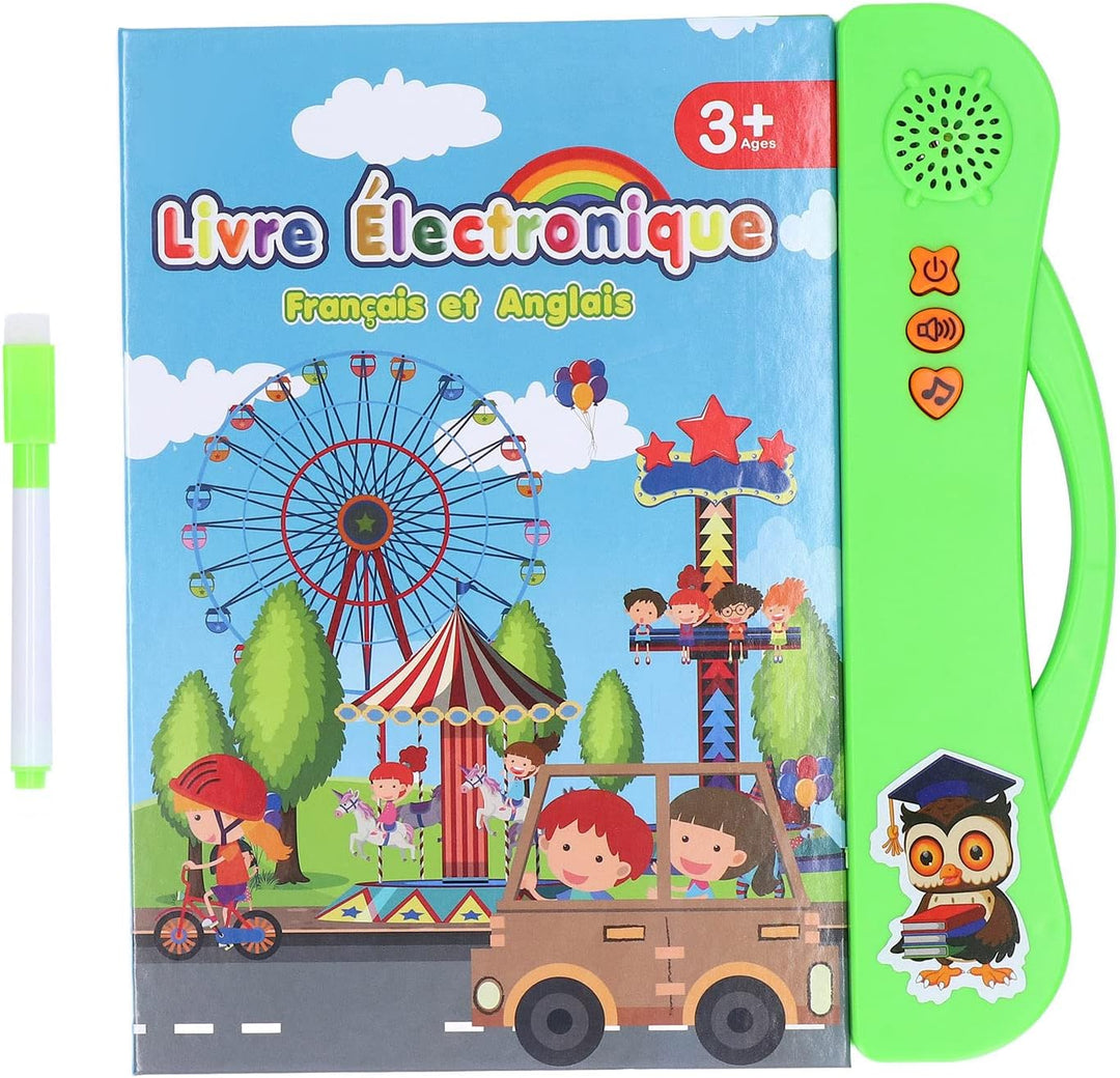 Französisches Klangbuch,englische Kinder, zum Lesen der Musik, interaktives Lernspielzeug, verwendet