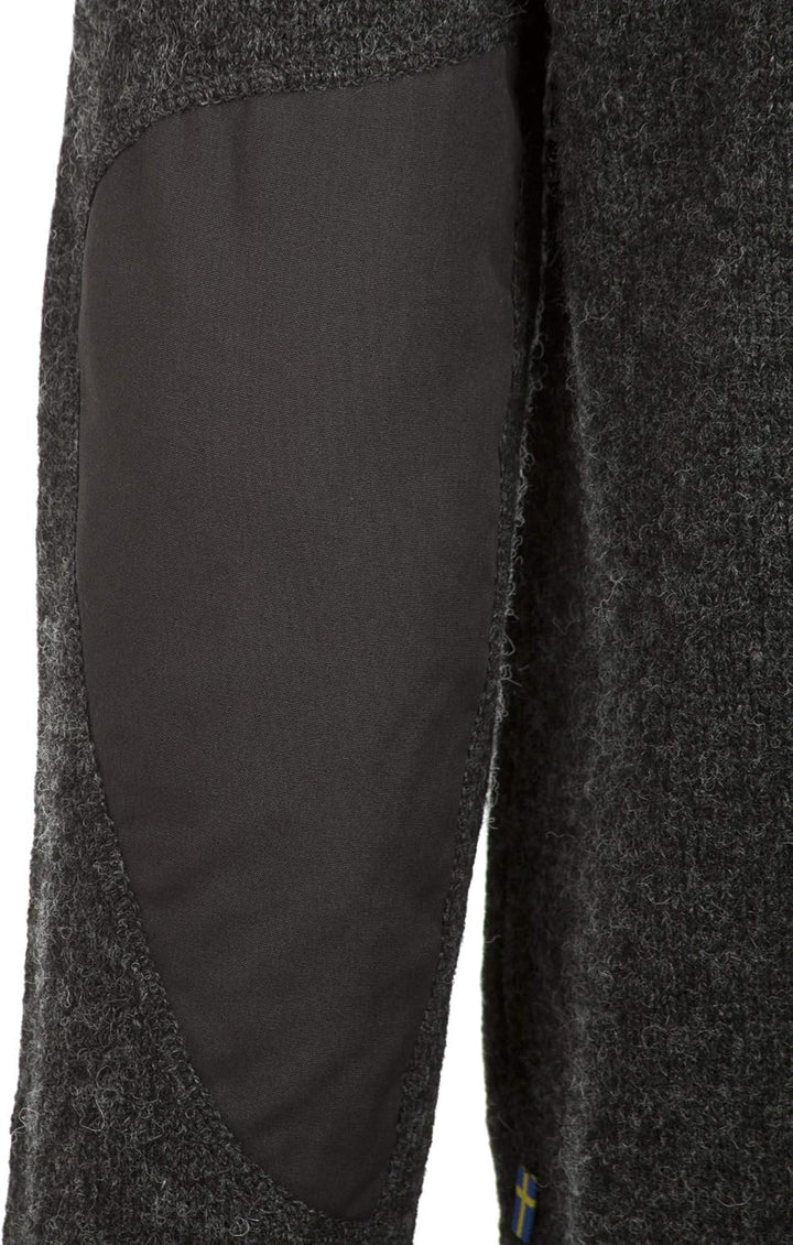 Fjallraven Herren Koster Sweater M Klassischer Pullover aus robuster Wolle L Dark Grey, L Dark Grey