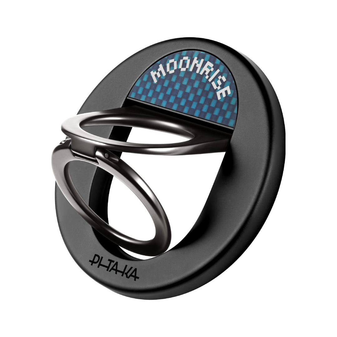 pitaka Handy Ring Halterung Magnetischer Griff Ring Halter mit Doppelring Einstellbar Fingerhalter H