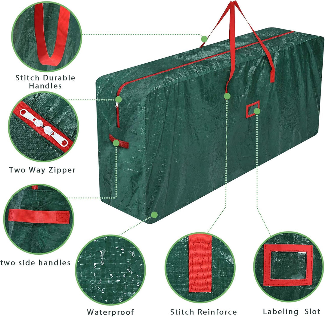 GARPROVM Gross Aufbewahrungstasche XXL, 476L Auflagentasche für Polsterauflagen Gartenpolster Aufbew