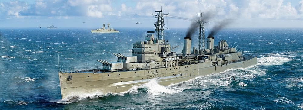 Trumpeter 6702 1/700 HMS Belfast, 1959 Modellbausatz