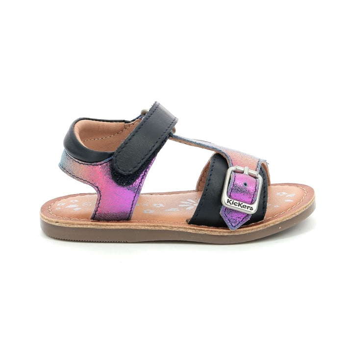 Kickers Betternew Sandalen/Sandaletten Madchen Violett Sandalen/Sandaletten Shoes 21 EU Dunkelblau M