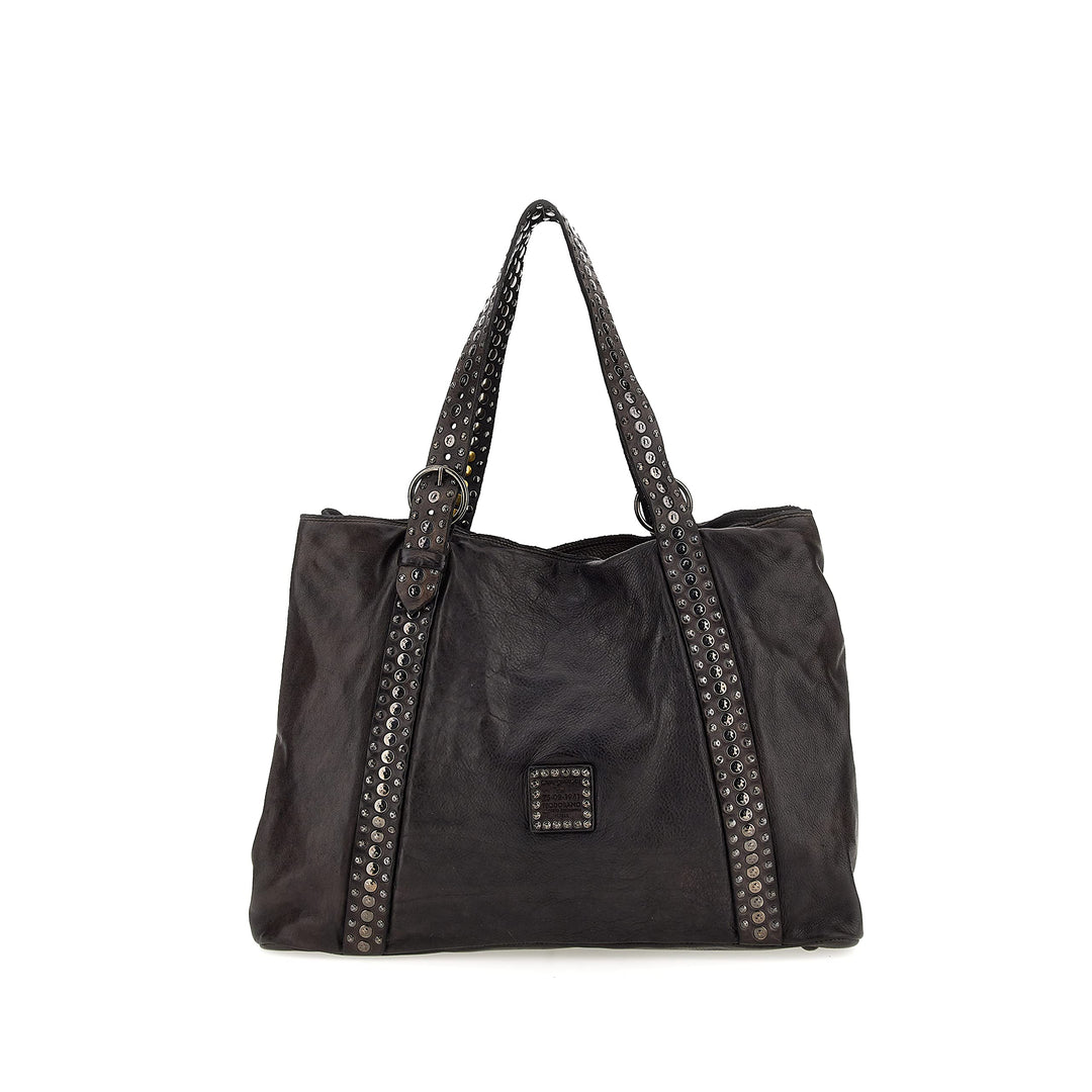 Campomaggi Shopping Cow. Grey Handtasche C030560ND/X2158/C0501 in grau