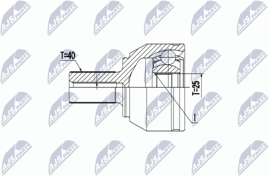 Nty NPZ-VV-022 - Gelenksatz, Antriebswelle