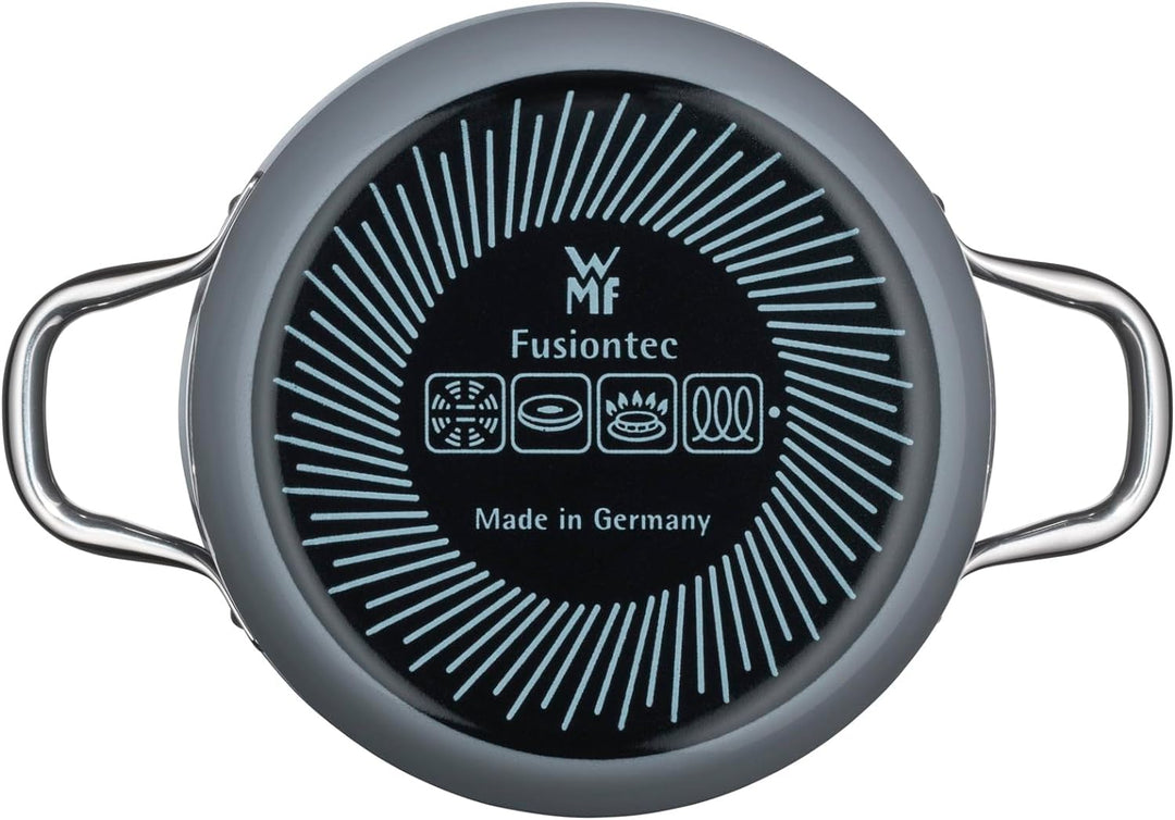 WMF Fusiontec Essential Kochtopf klein 16 cm Glasdeckel, Fleischtopf Induktion, 2,0l, kleiner Topf K