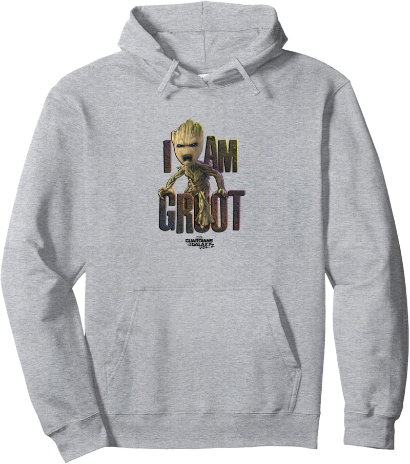 Marvel Guardians Vol.2 I AM GROOT Cute Angry Pullover Hoodie