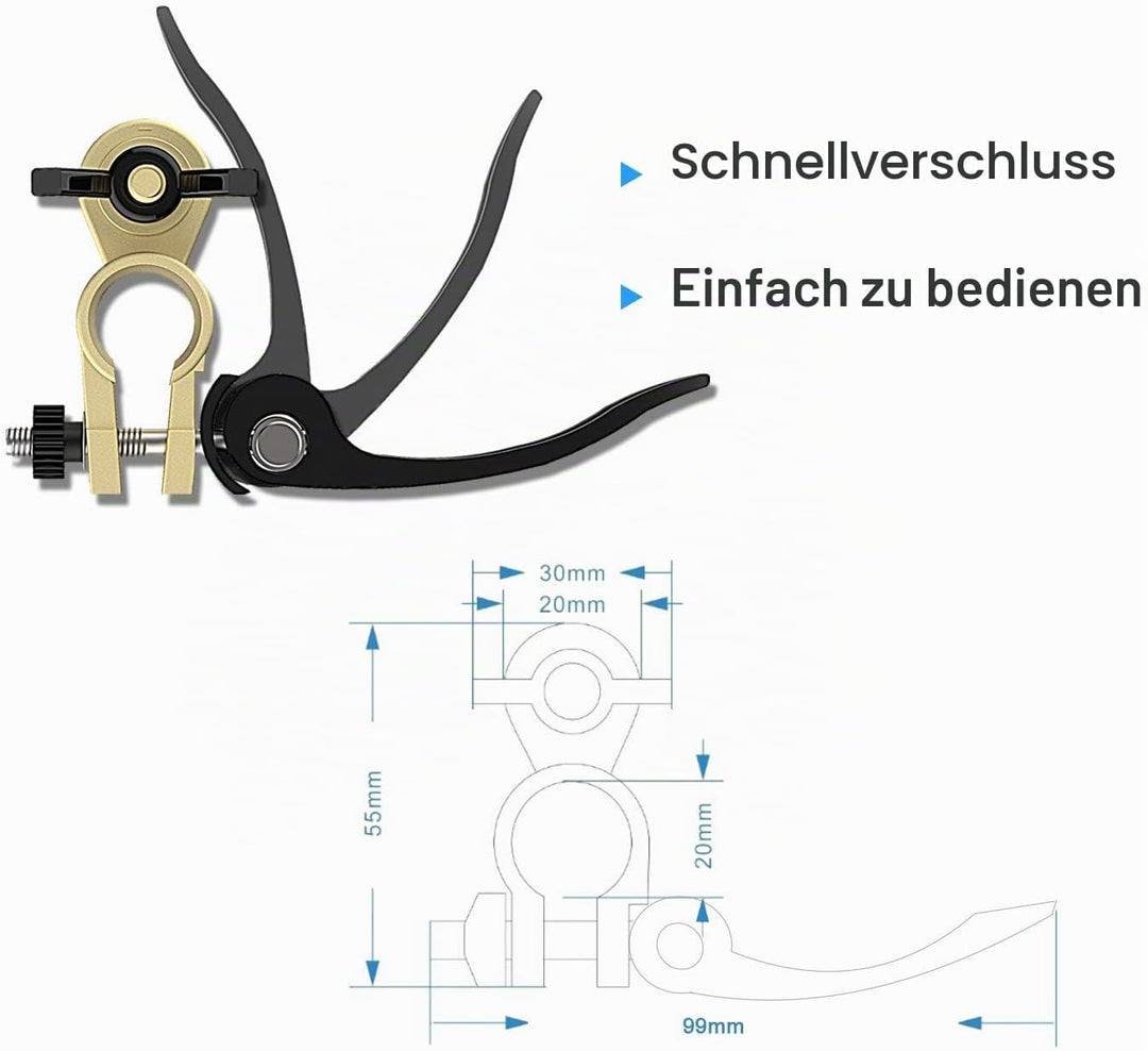 EDECOA Batteriekabel 25mm2 1m Stellen Sie 2 Positive und Negative Kabel EIN - 100% OFC Kupfer Batter