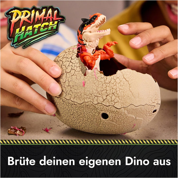 Primal Hatch Hybrid Dinos, Dino Actionfigur, ca. 10cm gross, im Ei mit Schleim, Dinosaurier schlüpft